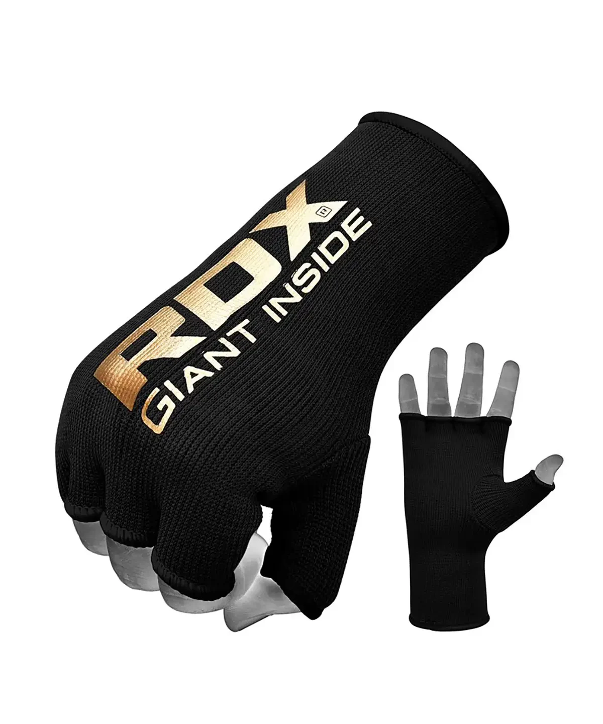 RDX HY Inner Gloves Elasticated Half Finger for Boxing, Kickboxing, MMA Knuckle Protection