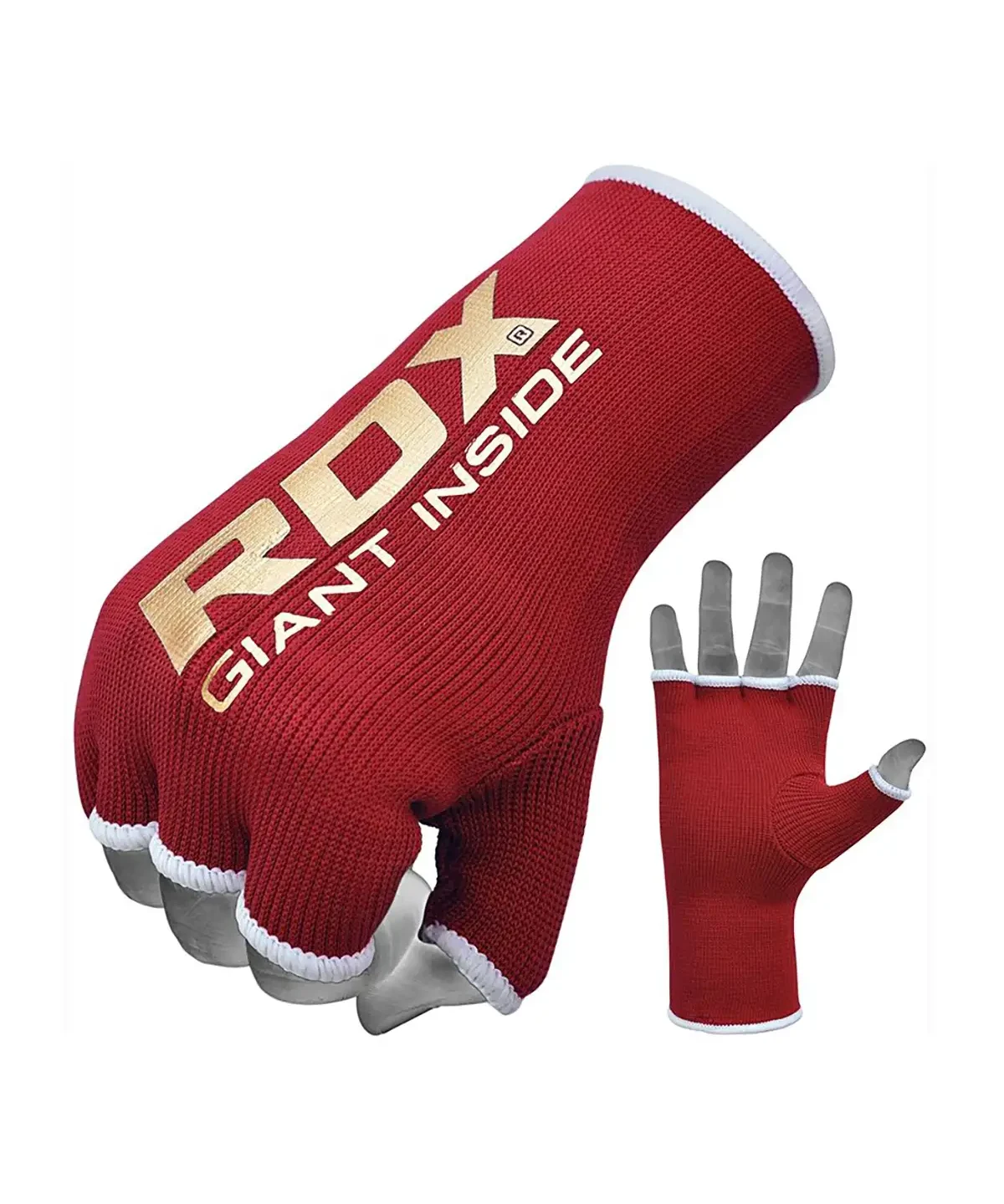 RDX HY Inner Gloves Elasticated Half Finger for Boxing, Kickboxing, MMA Knuckle Protection