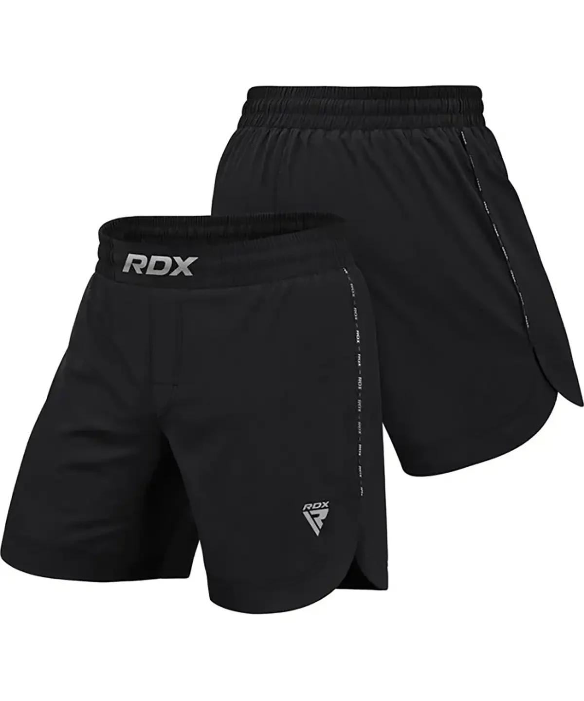 RDX MMA Kickboxing Fight Shorts Black