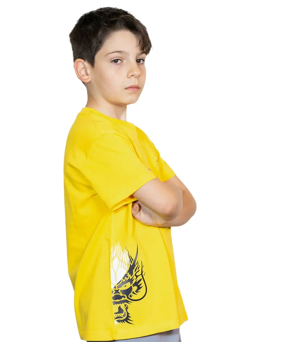 Children’s Dragon T-Shirt Yellow