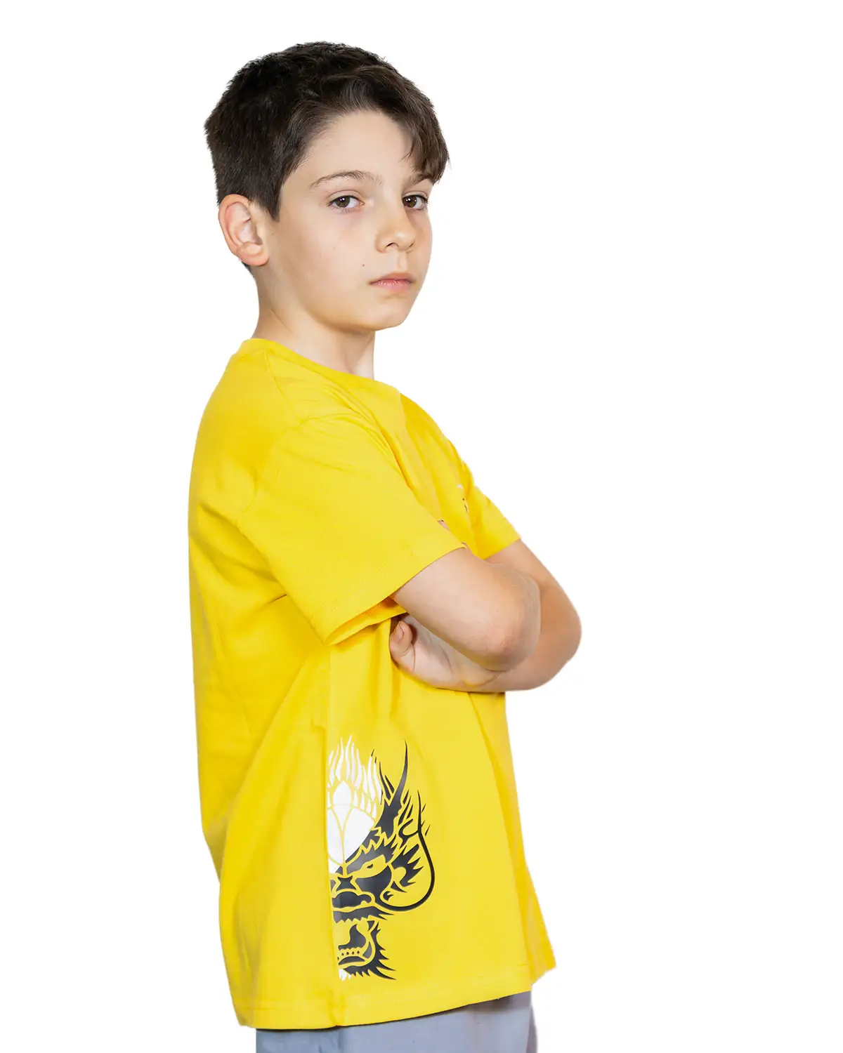 Children’s Dragon T-Shirt Yellow