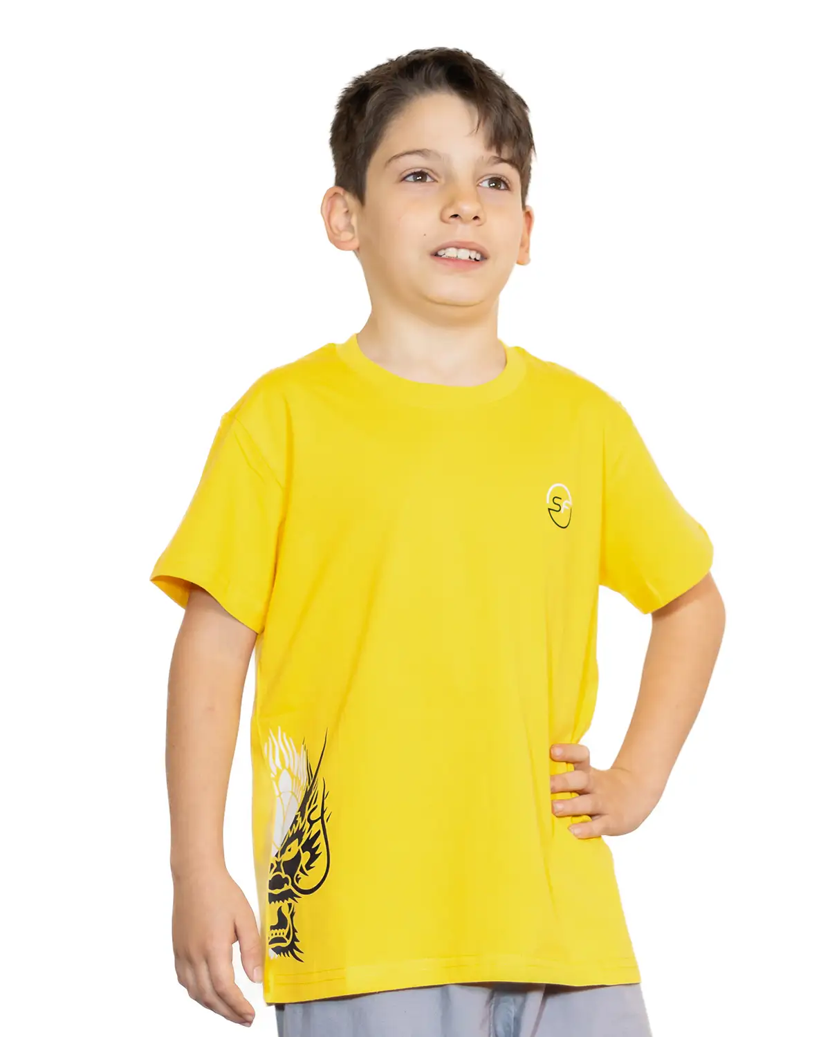 Children’s Dragon T-Shirt Yellow