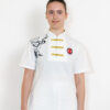 Traditional Chinese Dragon Top White Front