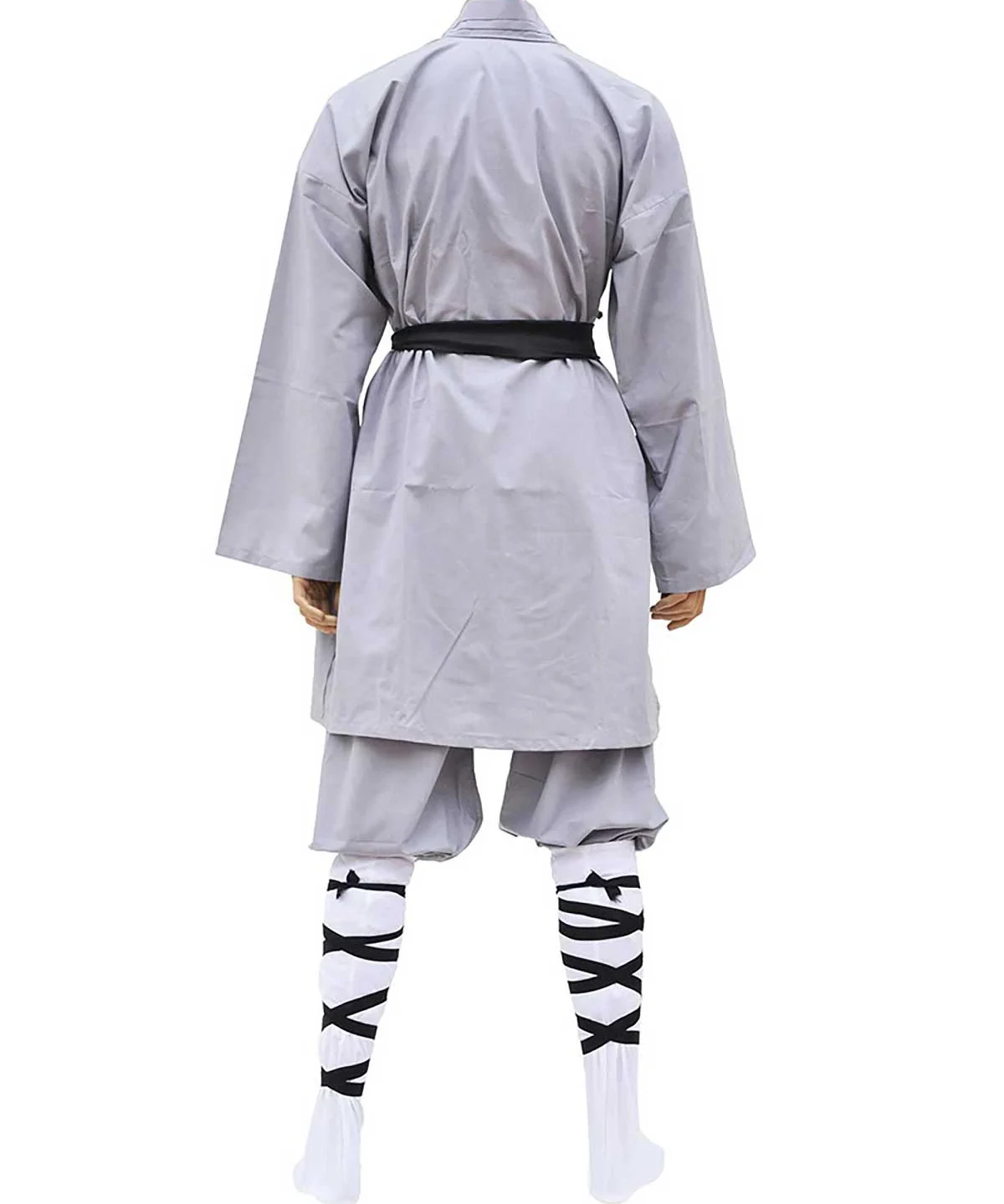 Shaolin Martial Arts Uniform Grey Back