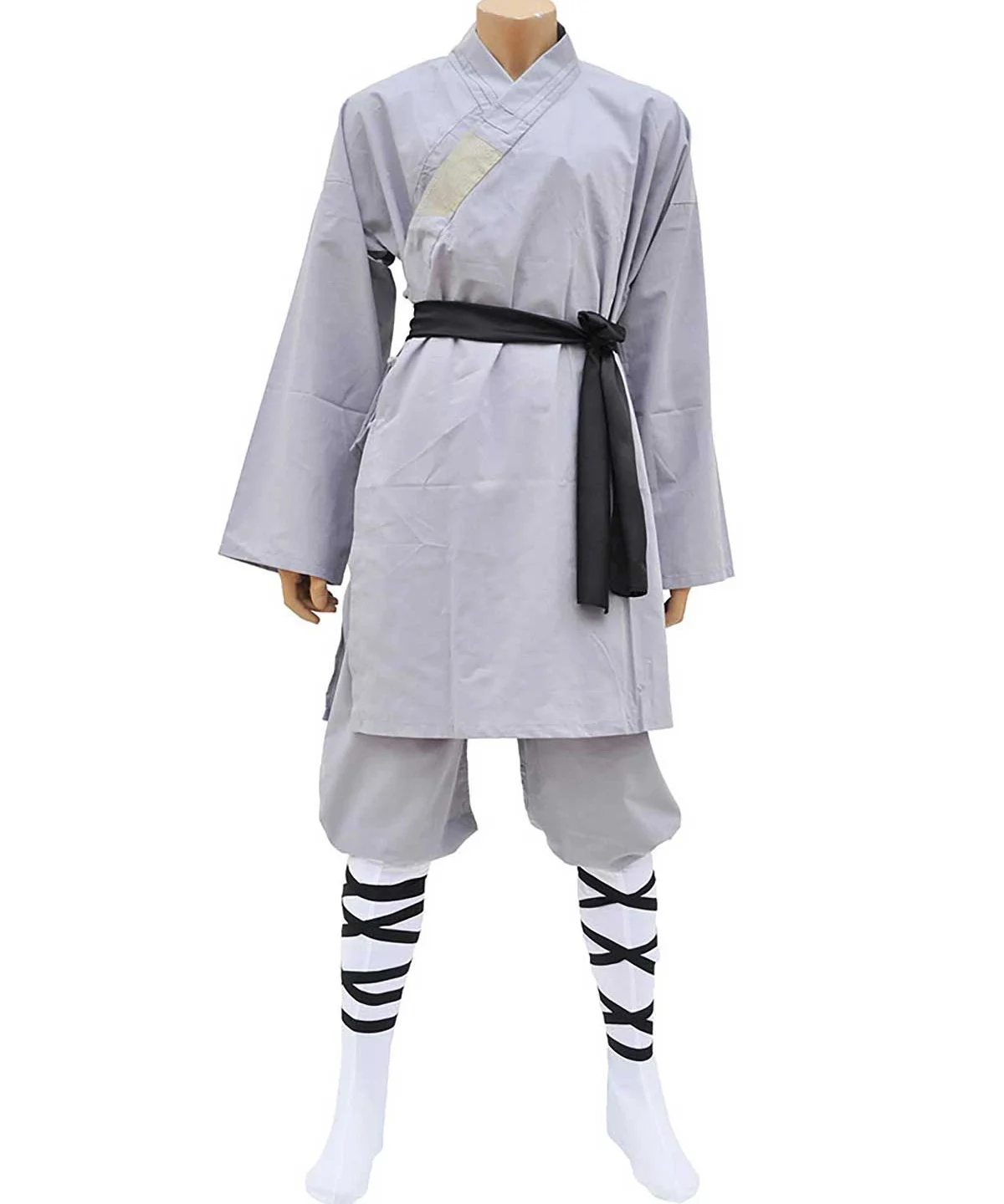Shaolin Martial Arts Uniform Grey Front