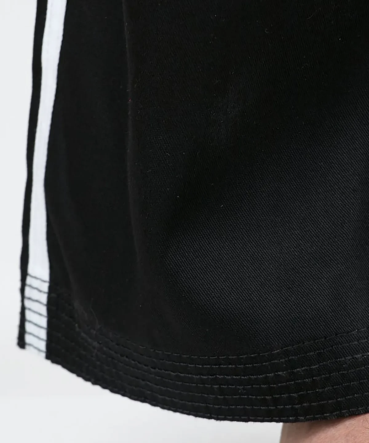 Classic Polycotton Contact Trousers Black White