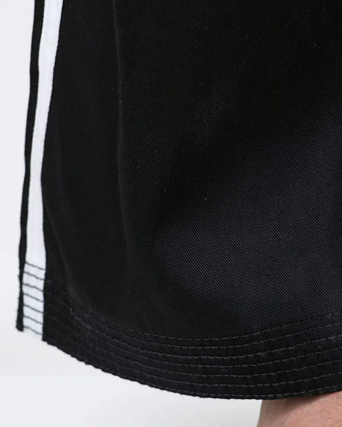 Classic Polycotton Contact Trousers Black White