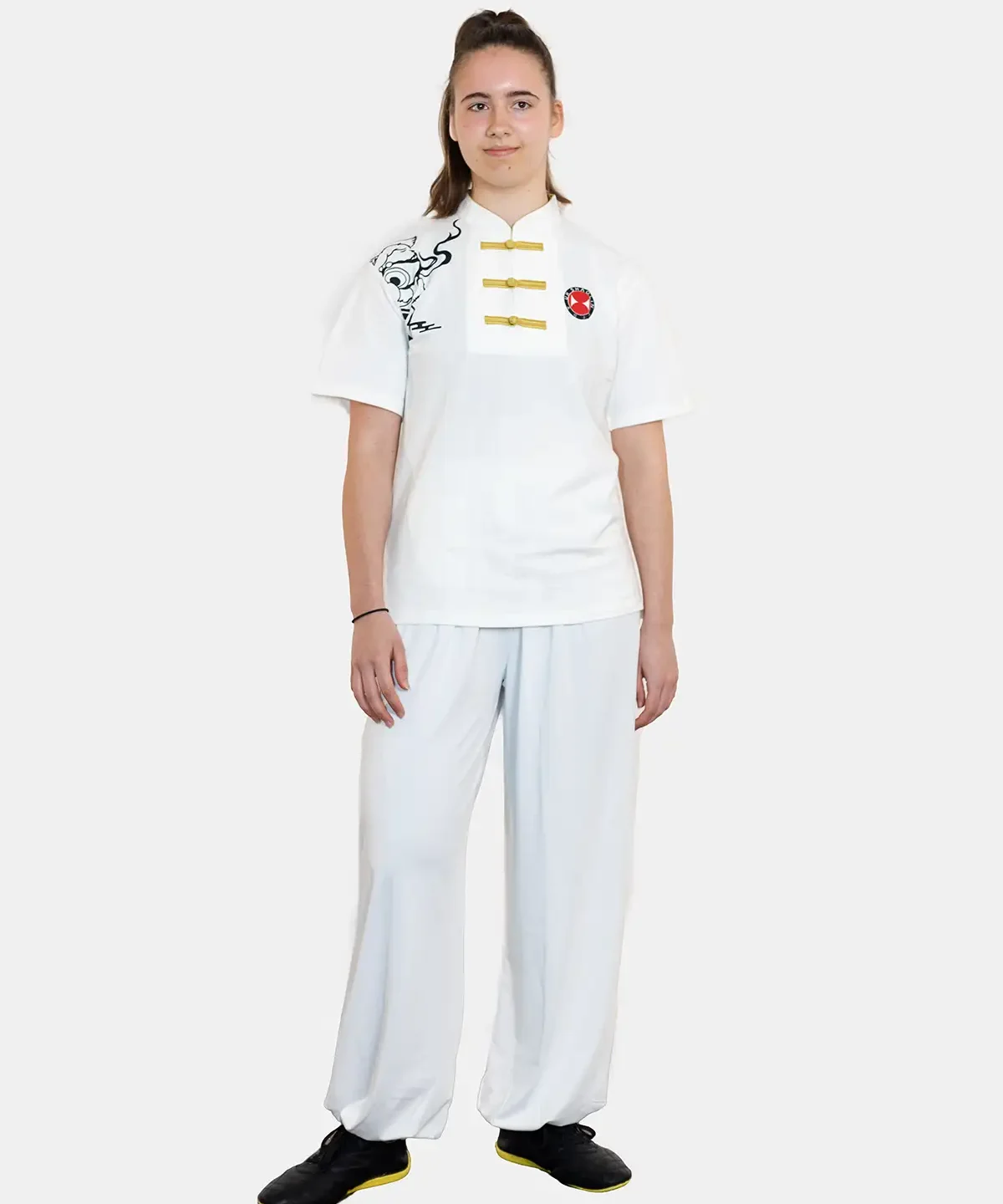 Imperial Dragon Training Top White
