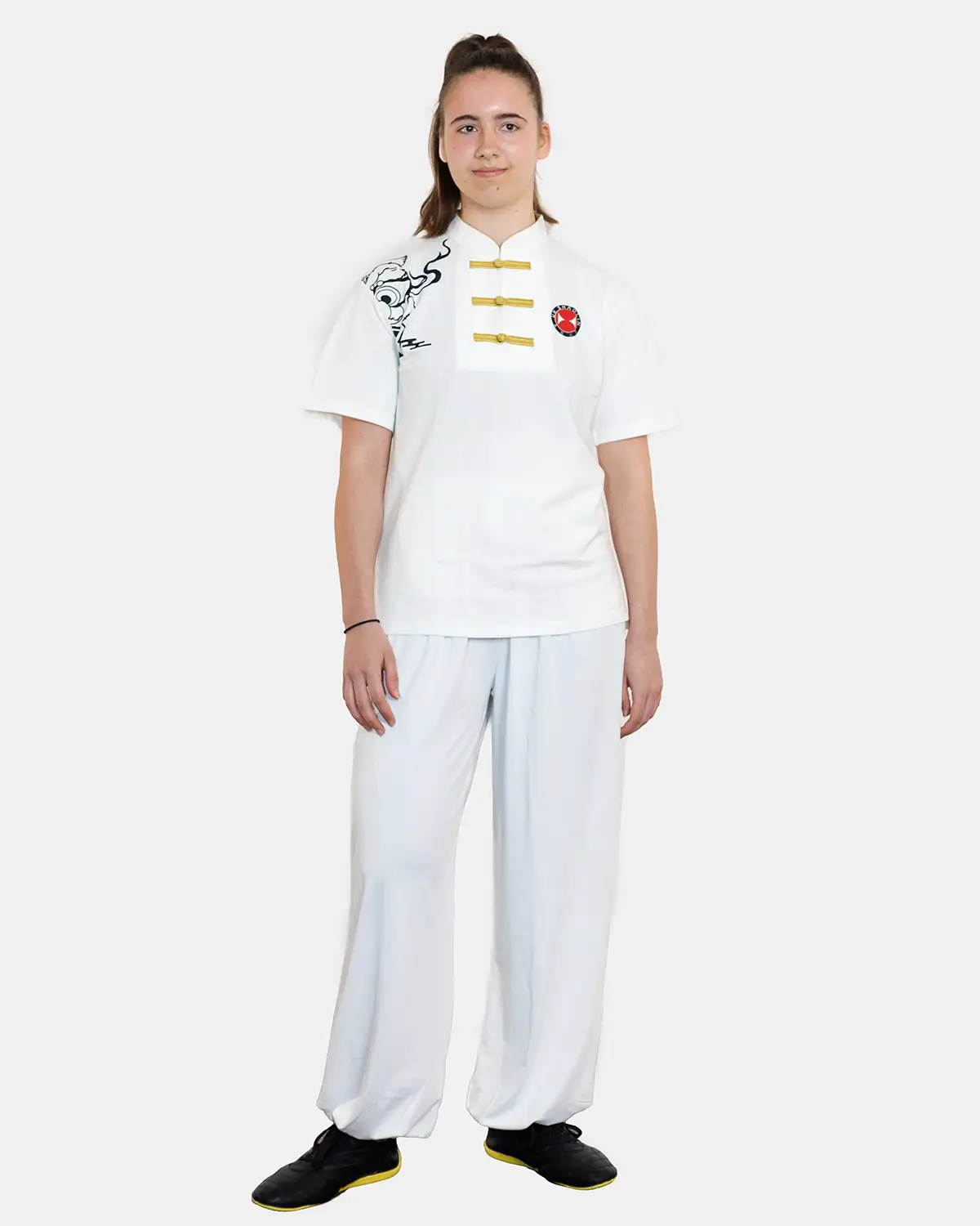 Imperial Dragon Training Top White