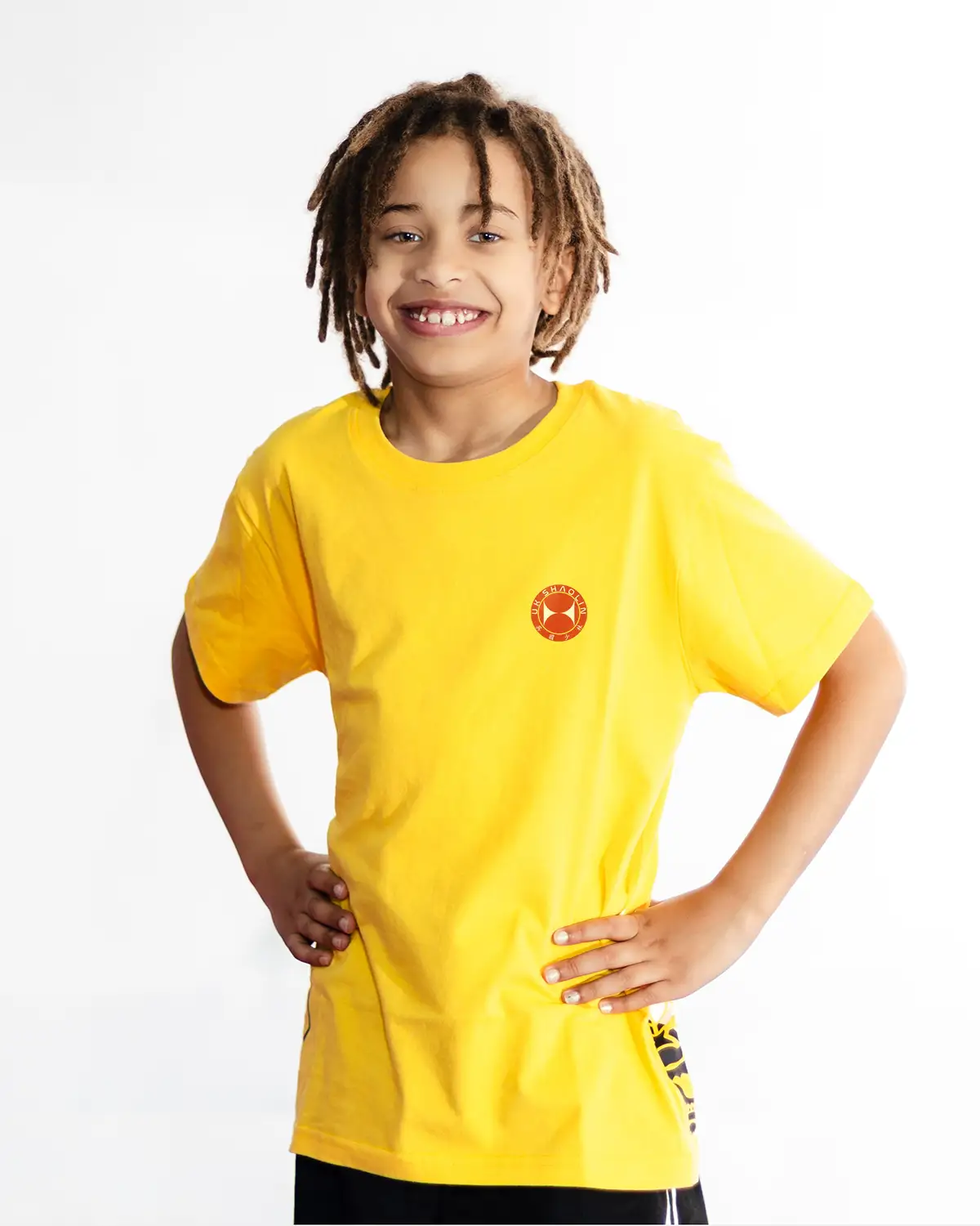 SynergyFiit UK Shaolin Kids T-shirt Yellow